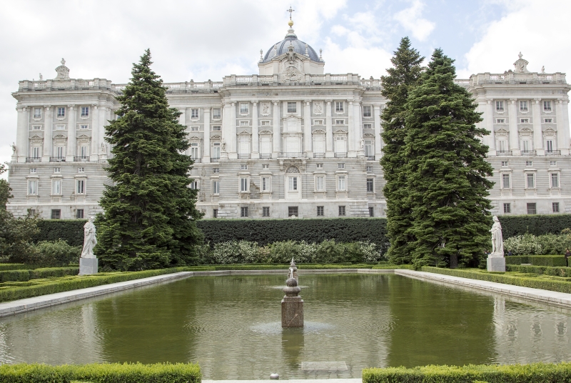 Madrid Royal Palace Garden May 2017